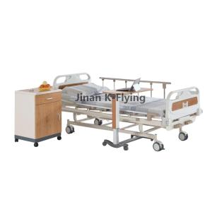 Aluminum Alloy Guardrails 2 Function Hospital Bed Folding