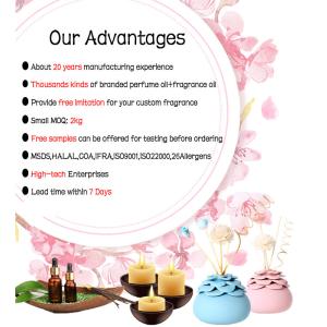 High Concentrated Rose Scent Diffuser Fragrance Oil Diffuseurs De Parfum