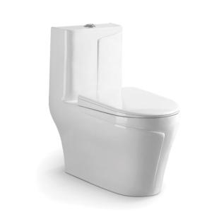 China S Trap Siphonic CUPC One Piece Toilet White Ceramic Bathroom Wc Toilet Bowl factory