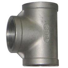 China Tee stainless steel screwed tee factory