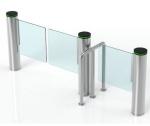 SS304 Servo Motor Pedestrian Barrier Gate 35 Persons/Min
