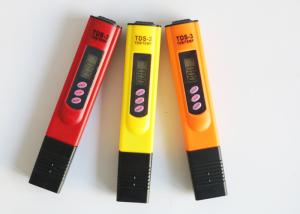 China Red Orange Yellow White Blue TDS Meter Tester , Water Purity Test Meter factory