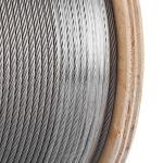 304 Aircraft 7 x 19 Strands Construction Stainless Steel Cable Rail Type of Core
