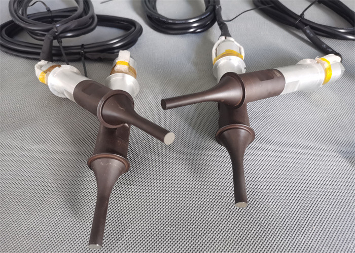 28Khz Ultrasonic Soldering Transducer With 4pcs Ceramics Welding Horn 8mm Tip