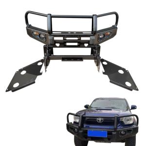 China Toyota Tacoma Off-Road Accessories Winch Bull Bar and Bumper Plate with Discount factory