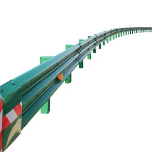China Standard AASHTO M-180 Stainless Steel Corrugated W Beam Barrier for Road Traffic Safe factory
