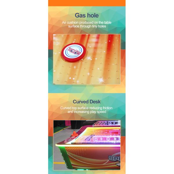 Colorful Amusement Game Machines Professional Air Hockey Table With Table Tennis