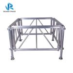 Adjustable Height Outdoor Concert Stage Non Slip Surface Aluminium Stage Deck