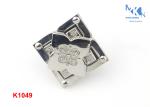 Metal Flower Twist Lock Purse Hardware , Twist Lock Fasteners For Handbags