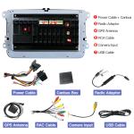 1GB RAM Android Auto DVD Player Double Din Stereo Head Unit With FM Radio