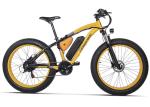 26" Wheel Size Electric Full Suspension Fat Bike with 21 Speed Gears and LCD