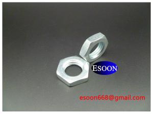 China M16,M8 DIN439 Hex thin nut,Zinc Plated,Carbon steel Grade 8.8 Class,DIN936 factory