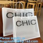 Gift Bag, Promotional Clear Transparent PP Shopping Bag Hard Plastic Bag, Pp
