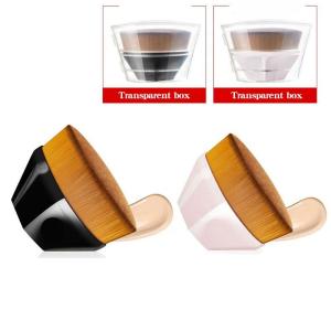 China Kabuki Rhombic Portable Makeup Brush Single Flat BB Cream factory