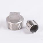 Stainless Steel 201 304 Quadragon Plug Head Nipple Connector for Casting Pipe
