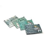 Practical Personalized Metal Door Plaques , Decorative Wall Plaques