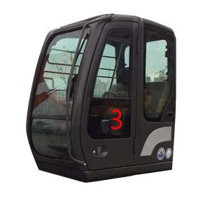 China Bending Resistant HITACHI Excavator Glass Tempered Left Door Lower Position NO.3 factory