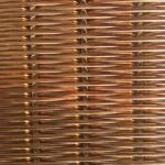 Corrosion Resistant Round Decorative Woven Wire Mesh Beautiful Long Lasting