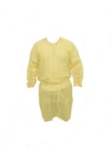 China Elastic Cuff Disposable Dressing Gowns Excellent Abrasion Resistance factory