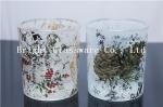 decorative glass candle holder for wedding