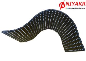 China Indoor P10 Soft Creative Flexible LED Display Screen Full Color 1500 Nit factory