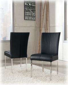 China Contemporary Leather Dining Chair Easy Cleaning With High Back Dc-7328 factory