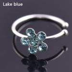 Trendy Colorful Nostril Stainless Nose Hoop Plum Nose Rings Clip On Nose Ring