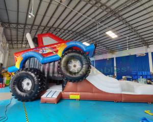 China EN14960 Children Outdoor Inflatable Water Slides Customized Size on sale