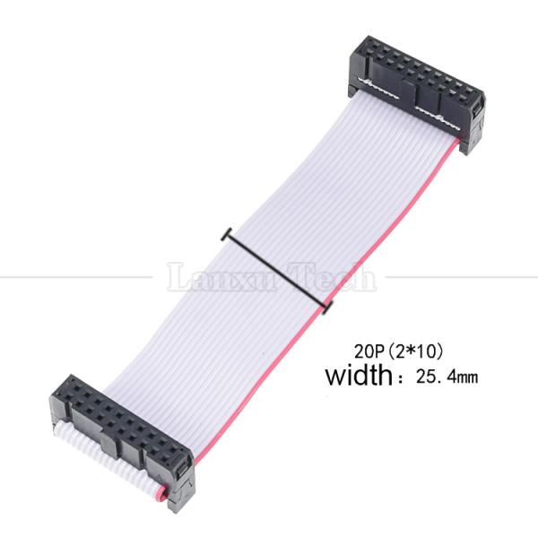 Customized 4 to 80 10 16 18 20 30 40 50 60 64 PIN 1.27mm Pitch FCC IDC 2.54mm Connector Flat Ribbon Cable