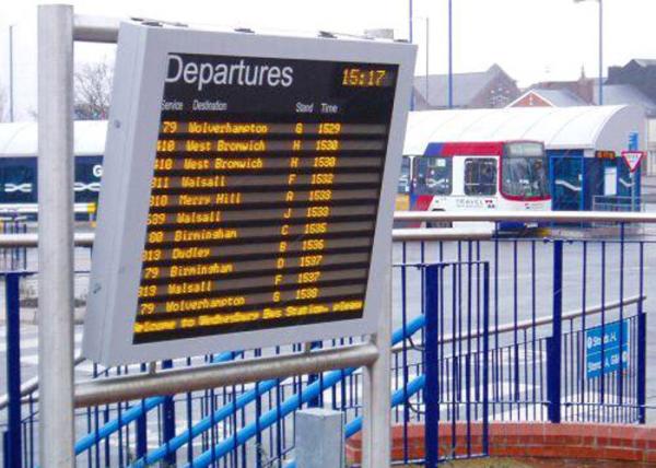 Further Viewing Distance Led Bus Destination Board , P8.6 High Intelligence Led