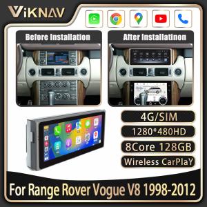 China GPS Navigation Wireless Car Radio Android 10 For Range Rover Vouge V8 L322 1998-2012 factory