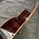 Custom Taylor Style 818 Body Deep Sunburst Solid Rosewood Back Side Acoustic