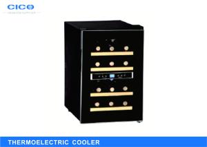 China 12 Bottles Thermoelectric Wine Fridge Digital Temperature Control factory