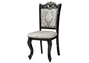 China Noble Generous Solid Wood Carving European Dining Chairs factory