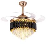 72w Modern 220v Ceiling Fan Chandelier Light Hotel Family Restaurant Use