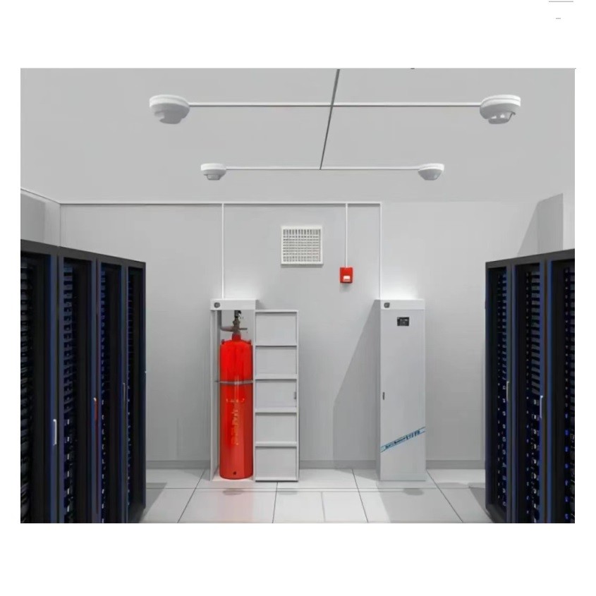 Red Color Fm200 Gas Cylinder 4.2MPa / 5.6MPa Fire Suppression Container