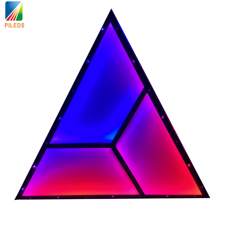 RGBIC Programmable Triangle Lamp Addressable DMX LED Panel for Bar Lights Stage Event Disco DJ Night Club Decor
