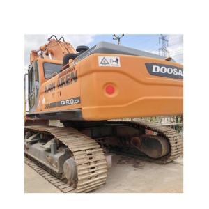 China 2015 DOOSAN DX500LCA Heavy Duty Excavator 50 Ton Machine Weight Imported from Korea factory