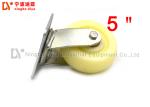 Stainless Steel PA Industrial Caster Wheels For Cart Without Brake