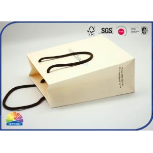 Customized 4C Printed Paper Gift Bag With Handle Eco Friendly