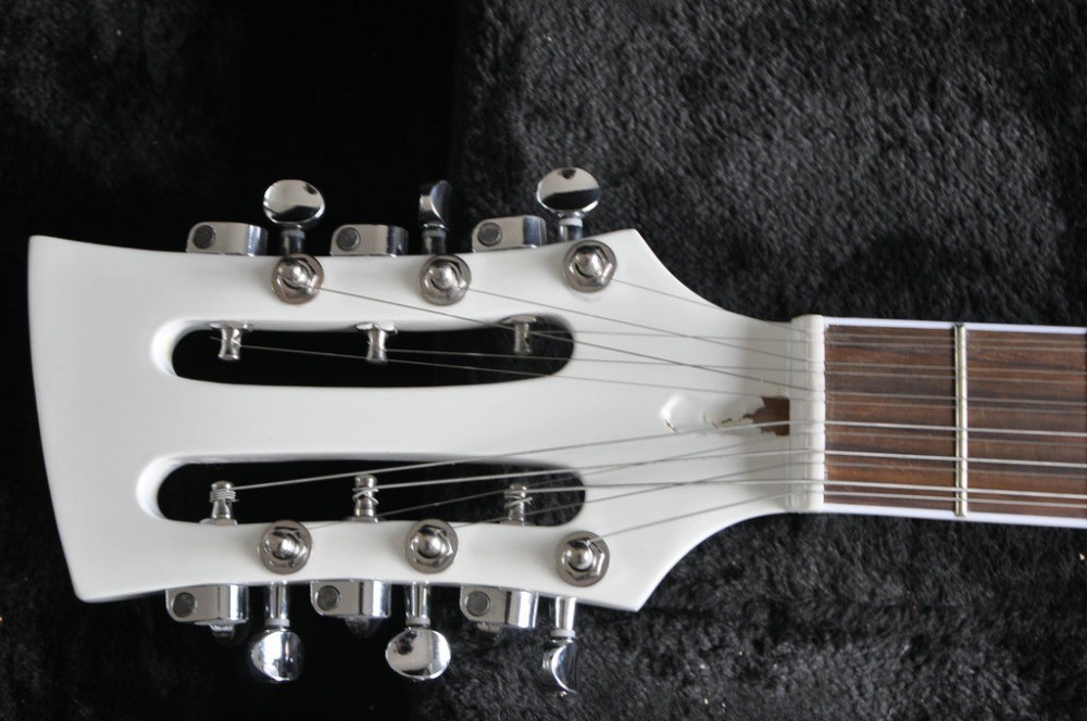 Double neck 4 string 4003 BASS GUITAR and 12 string elctric guitar color can custom guitar big R bridge