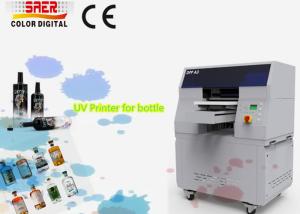 China UV Cylinder Printing Machine For Bottle Digital Inkjet Printers With High Resolution Print Head factory