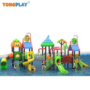 Water Park Playground Kids Play Equipment Fiberglass Water Slide Aqua Play Water Park Children Outdoor Slide