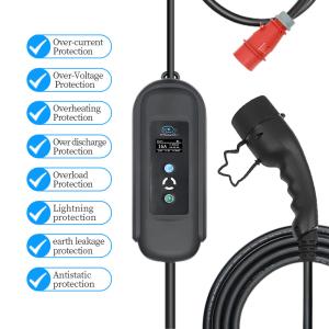 China 4G WIFI LTE Car EV Charger 7kwh Home Charger Wall Box Charging Pile IEC 621962 factory