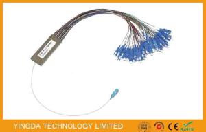 China OEM Fiber Optic PLC Splitter 1x64 1x128 2mm Cassette Type Fc Sc Lc St Connectors factory