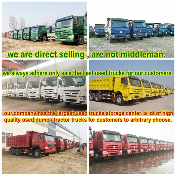 Sinotruck good quality new 371HP 6x4 HOWO dump truck sells