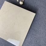Light Yellow High Glossy Interior Porcelain Glazed Floor Tiles Marble Look