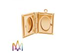 Souvenir Gift multicolor Book Shaped DIY Metal Charms 4g