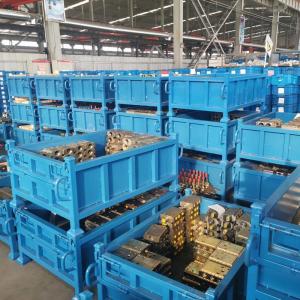 China Heavy Duty Folding Metal Pallet Box For Industrial Storage And Packaging factory