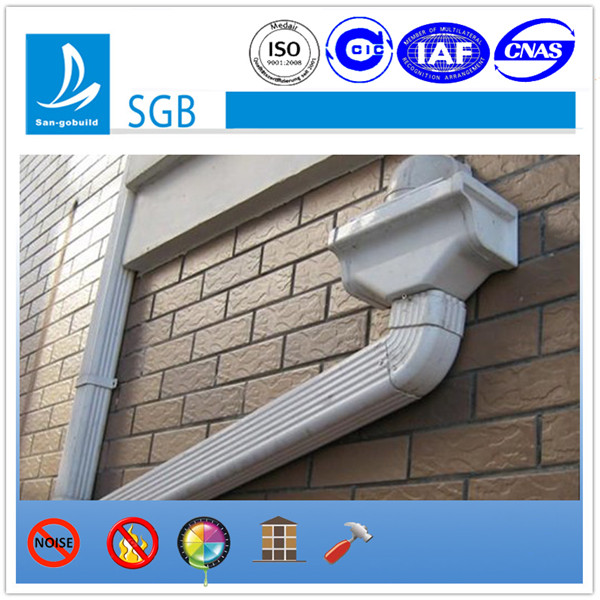 K type pvc rain gutter